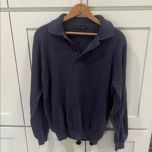 Brandy Melville women’s Navy Collared Sweater